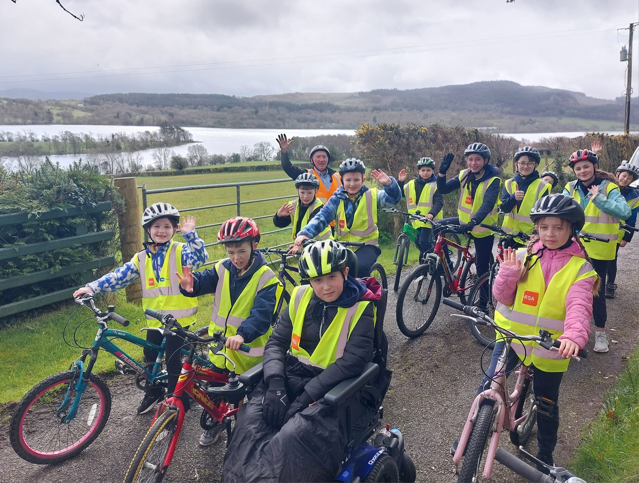 CycleRight group on their bikes